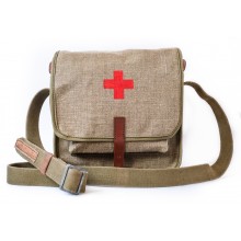 Медицинская сумка РККА с красным крестом