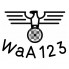 [на заказ] Клеймо штамп приёмки с орлом WaA 123