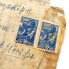 Конверт от фронтового письма с немецкой картой оригинал